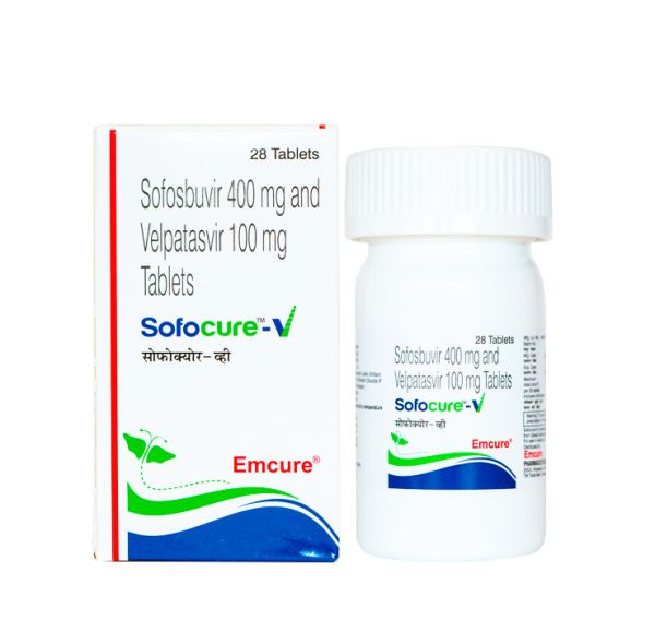 Sofocure V (Софосбувир 400 мг и Велпатасвир 100 мг)
