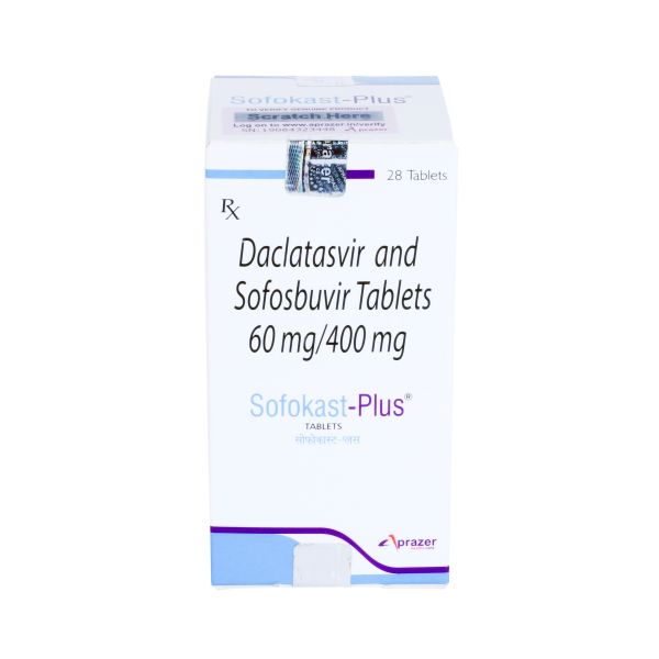 Sofokast Plus (Sofosbuvir 400mg и Daclatasvir 60mg)